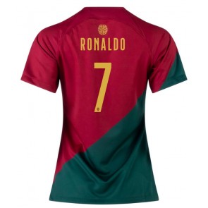 Portugal Cristiano Ronaldo #7 Domaci Dres za Ženska SP 2022 Kratak Rukavima